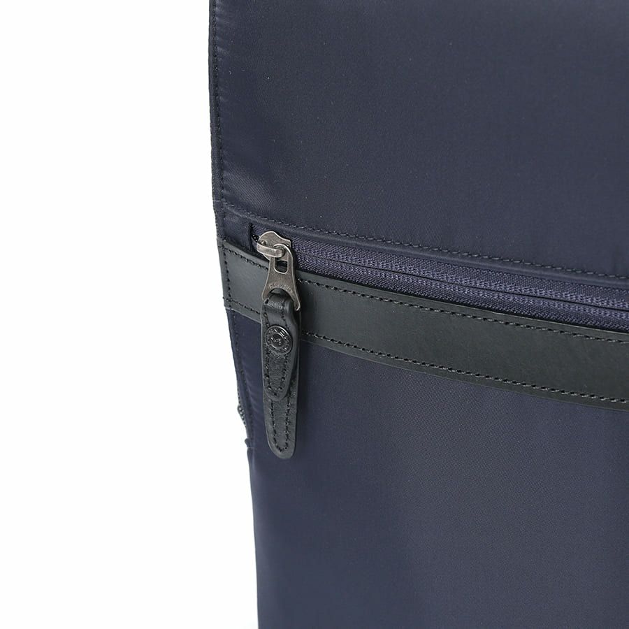 moustache on time ビジネスリュック 高密度ナイロンツイル×イタリアンヌメ牛革 BNO-2871