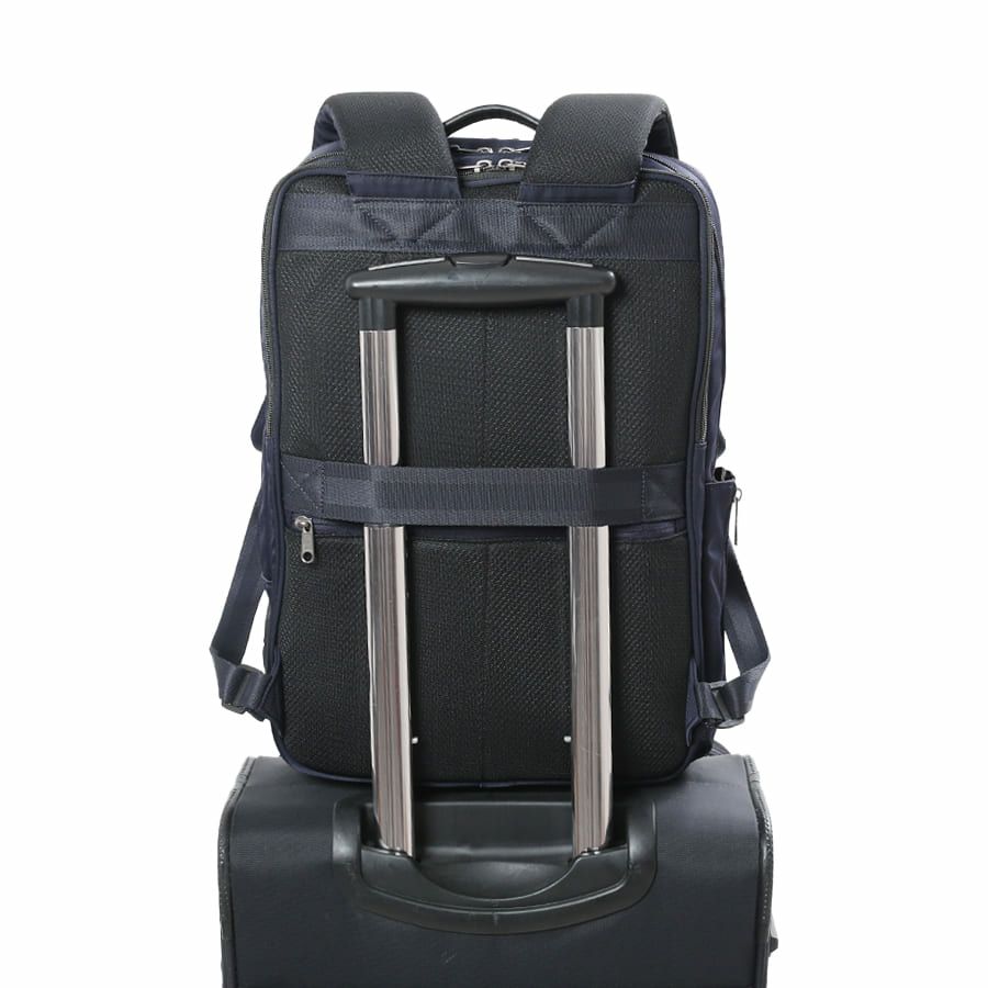 moustache on time ビジネスリュック 高密度ナイロンツイル×イタリアンヌメ牛革 BNO-2871