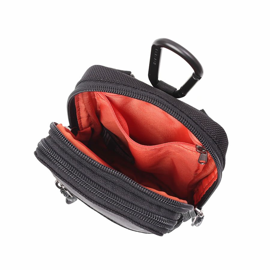 DOUBLES BLACK 2wayミニショルダー バリスティックナイロン×マットターポリン×牛革 JNB-3320