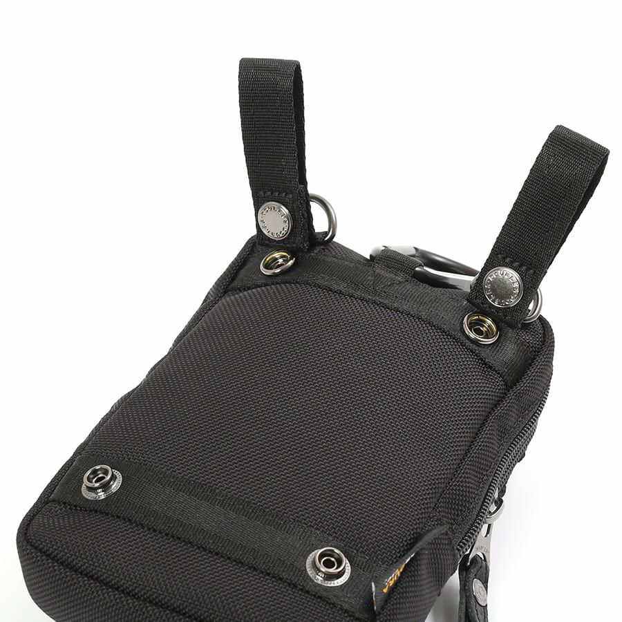 DOUBLES BLACK 2wayミニショルダー バリスティックナイロン×マットターポリン×牛革 JNB-3320