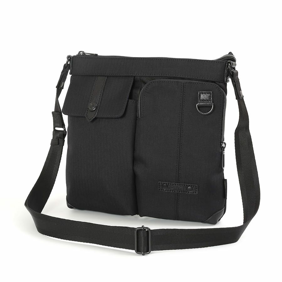 MOUSTACHE ショルダーバッグ ヘリンボーンポリエステル JHP-4182