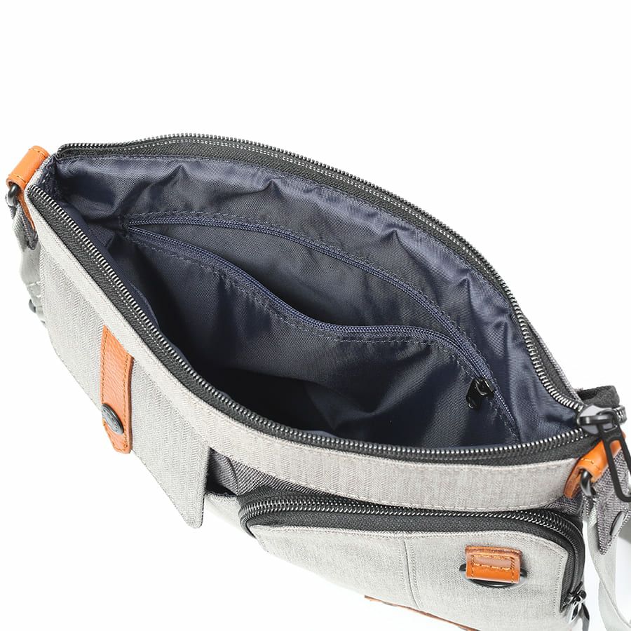 MOUSTACHE ショルダーバッグ ヘリンボーンポリエステル JHP-4182