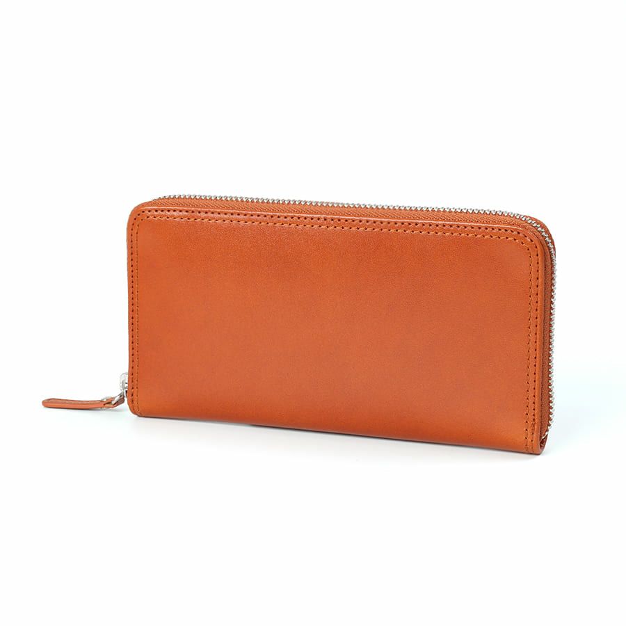 DOUBLES ラウンドファスナー長財布 イタリアン牛革 XAL-7673