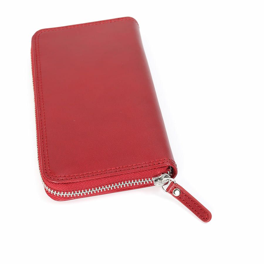 DOUBLES ラウンドファスナー長財布 イタリアン牛革 XAL-7673