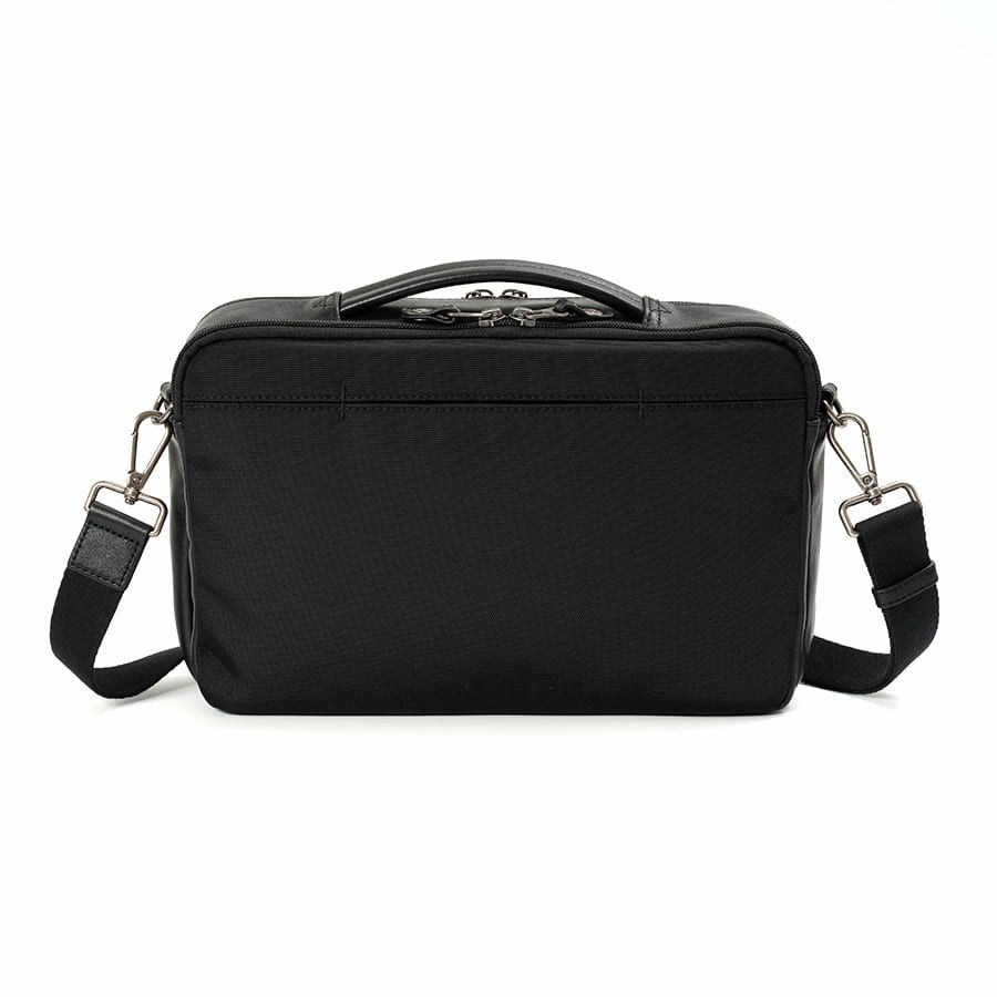 DOUBLES 2WAYクラッチショルダーバッグ 牛革×ポリエステル KWW-1345