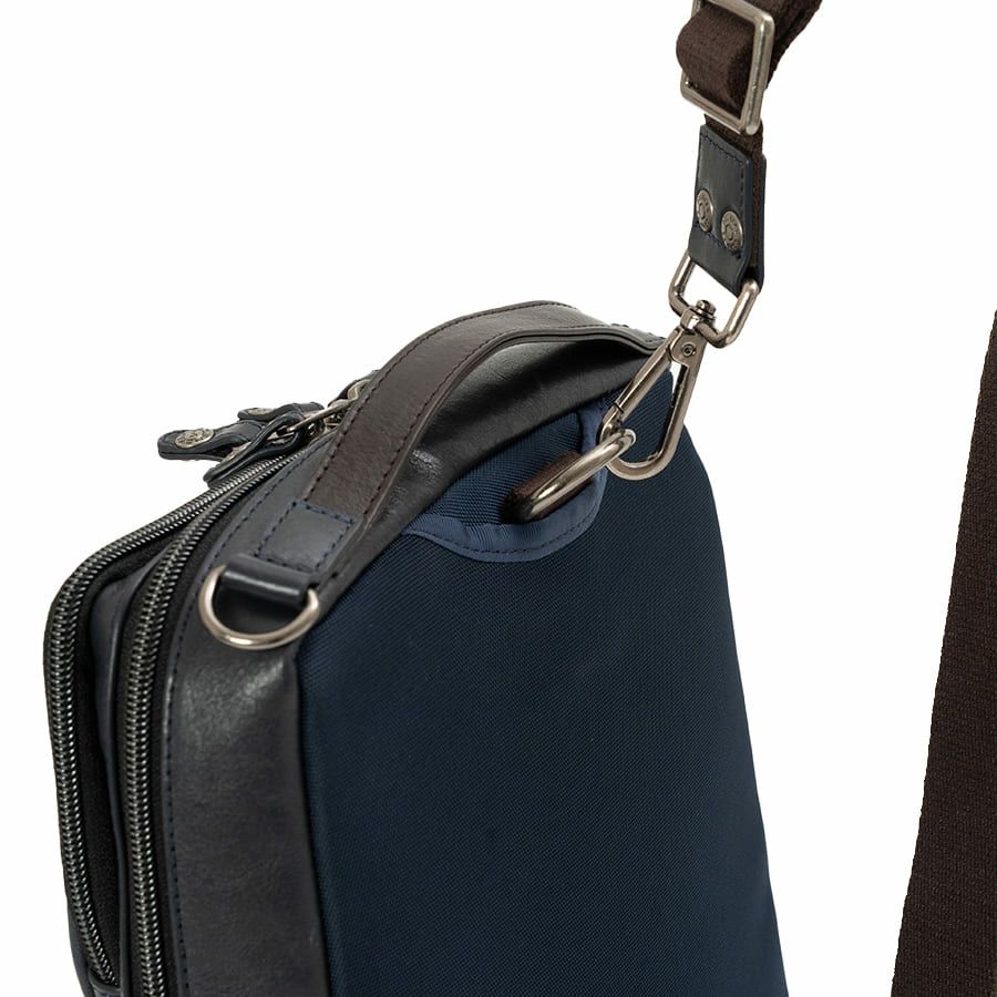 DOUBLES 3WAYリュックサック 牛革×ポリエステル KWW-1346