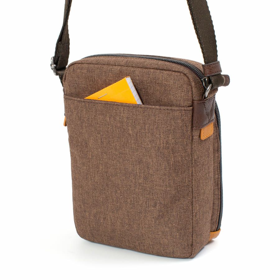 MOUSTACHE 縦型ミニショルダーバッグ シュリンク合皮×マット合皮×杢調ポリ JEX-4331