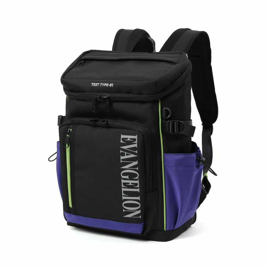 【エヴァンゲリオンコラボ】 マチ拡張 スクエアリュックサック 24-30L ポリエステル MEV-4007