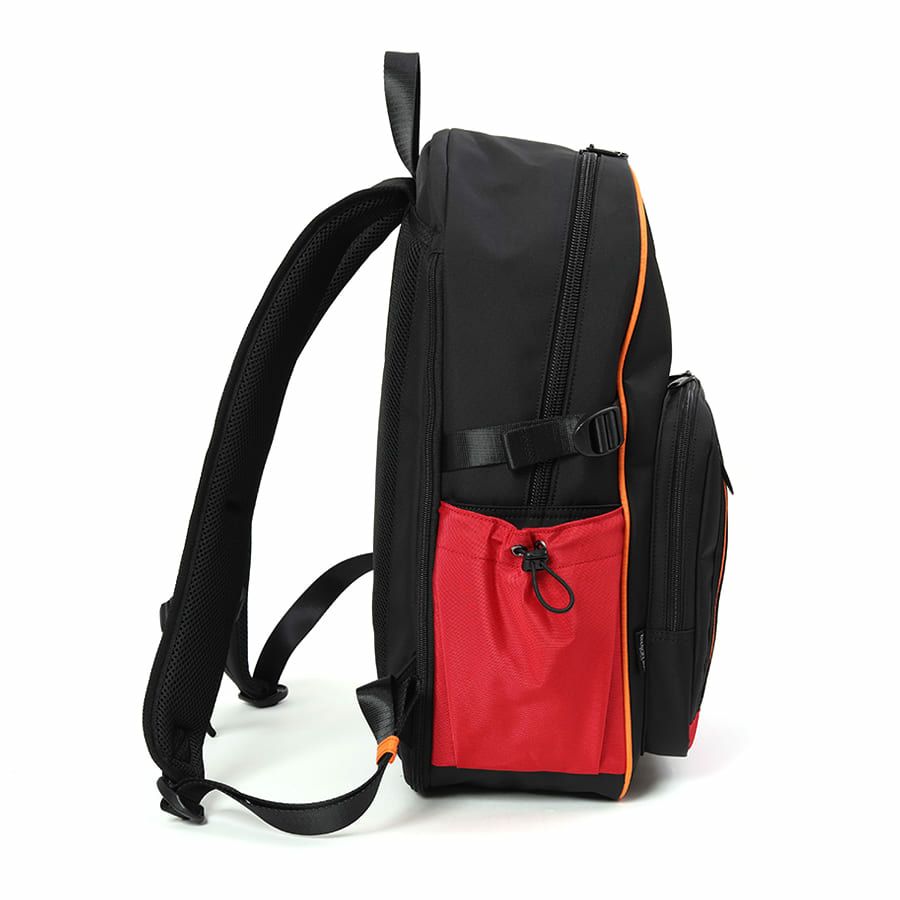 エヴァンゲリオンコラボ】 MOUSTACHE マチ拡張 ラウンドリュックサック 24-30L ポリエステル MEV-4008